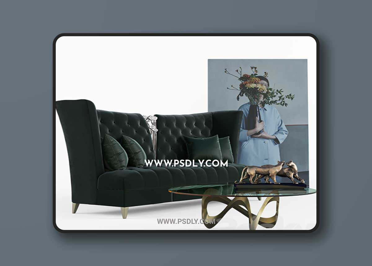 Bois De Vincennes sofa set 3D Mocdel