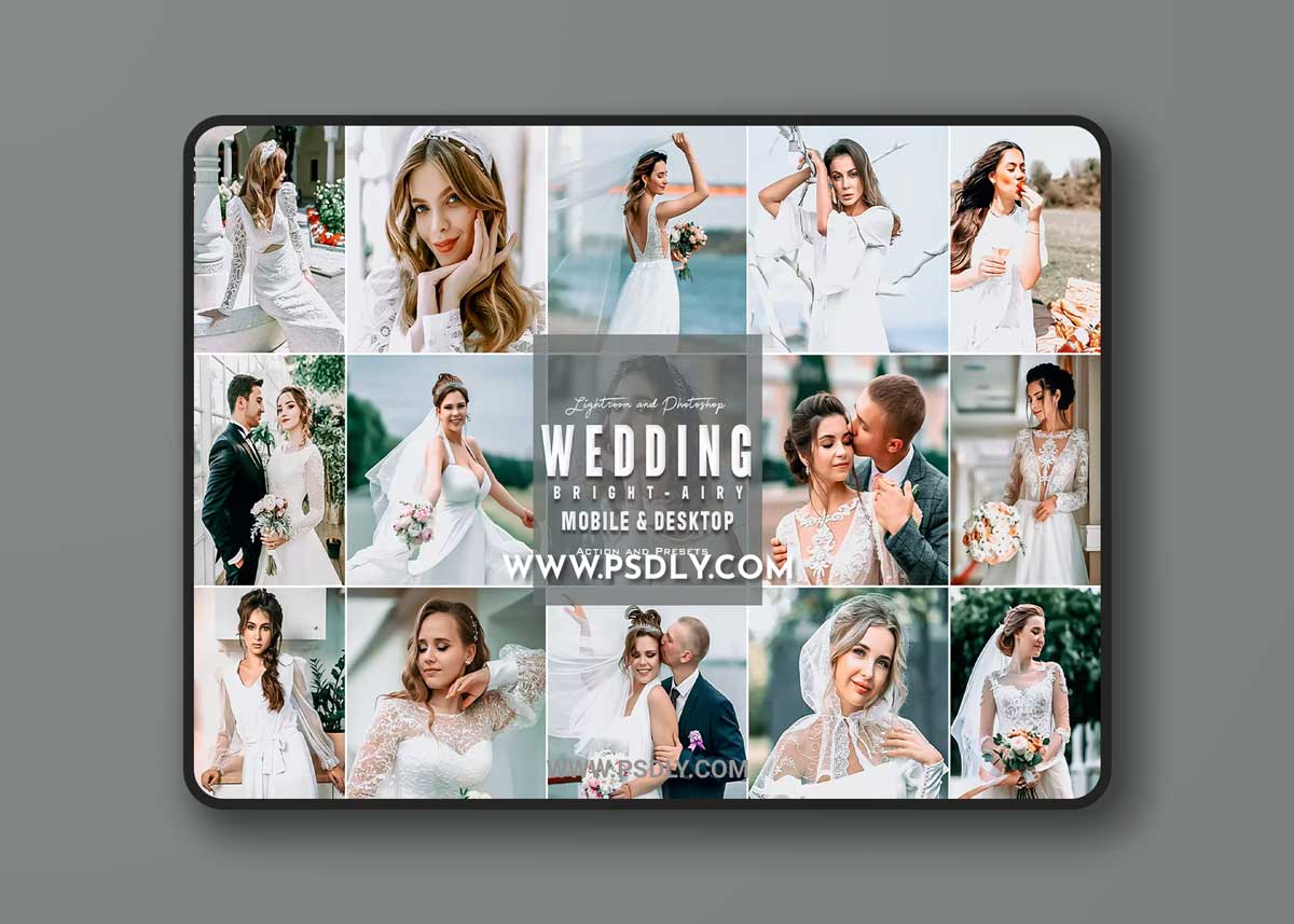 Bright Wedding Actions and Lightroom Presets