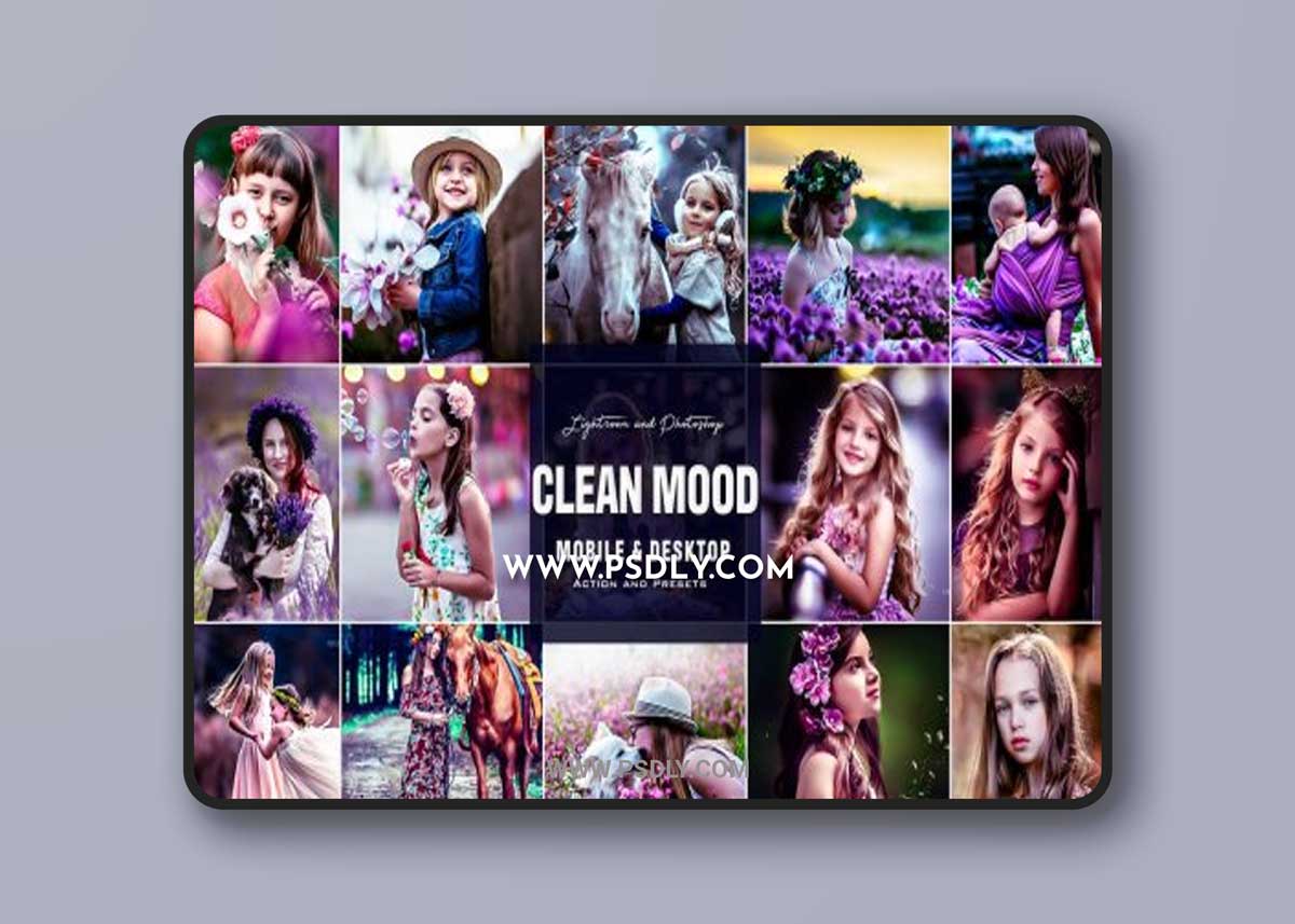 Clean Mood - Photoshop Actions Lightroom Presets