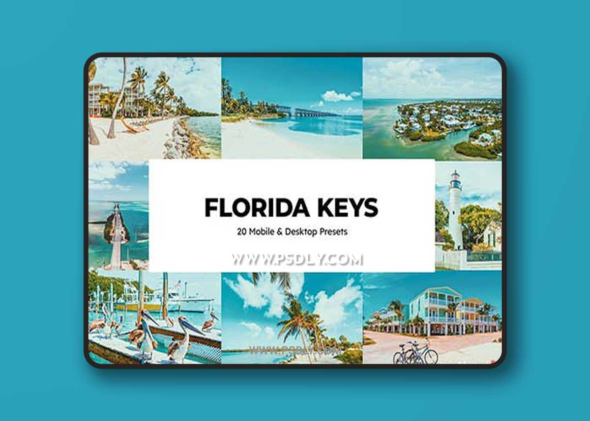 CreativeMarket - 20 Florida Keys Lightroom Presets 6781638