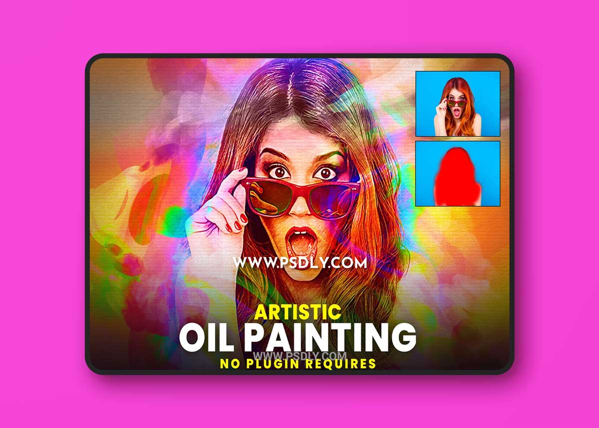 CreativeMarket - Artistic Color Oil Painting 6242451