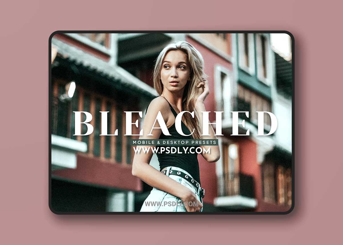 CreativeMarket - Bleached Pro Lightroom Presets 6811430
