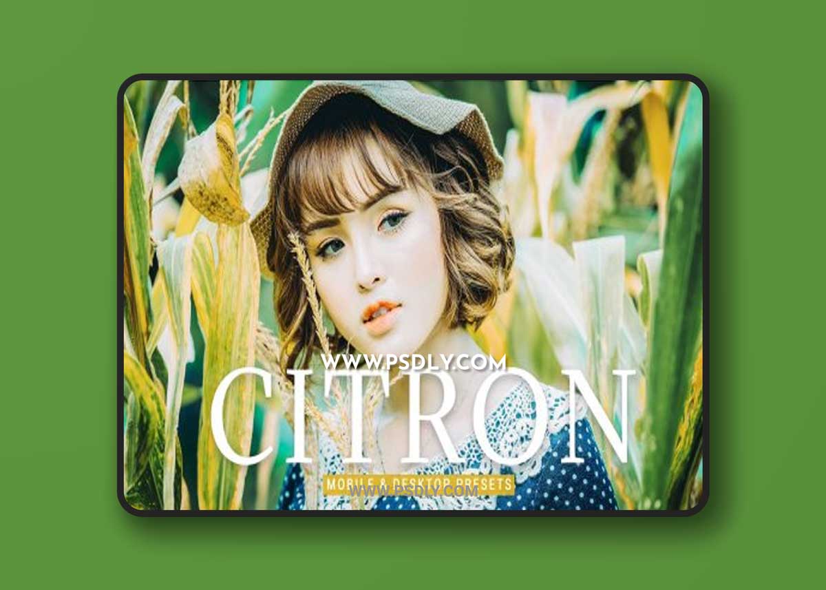 CreativeMarket - Citron Pro Lightroom Presets 6896663