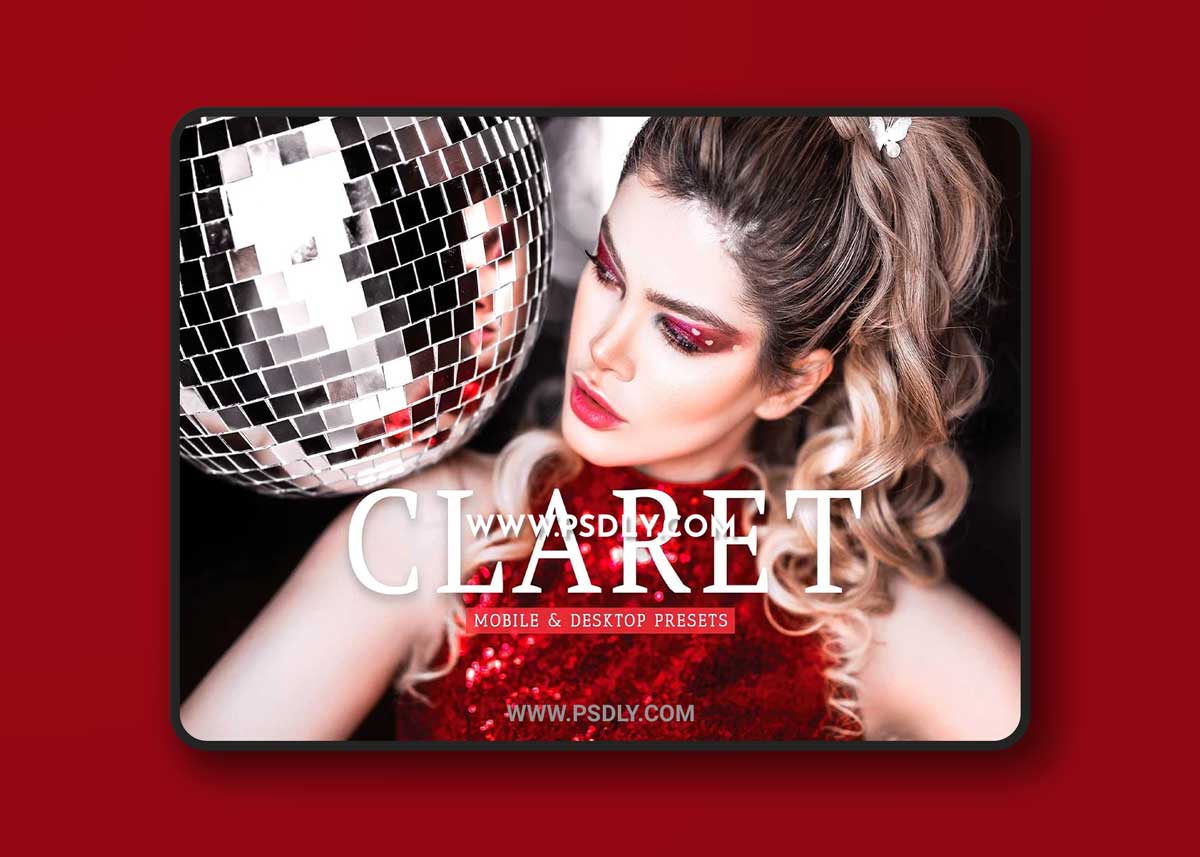CreativeMarket - Claret Pro Lightroom Presets 6896667