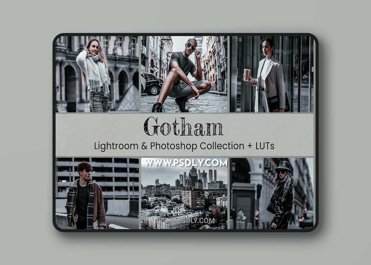 CreativeMarket - Gotham Photo Filters LUTs Mobile 6819684