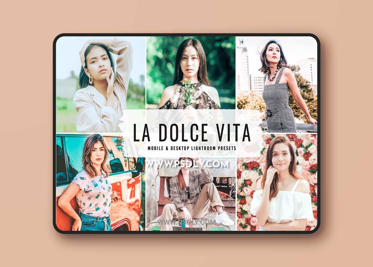 CreativeMarket - La Dolce Vita Pro Lightroom Presets 6814193