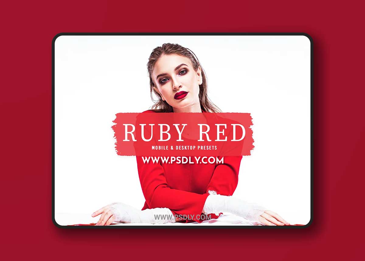 CreativeMarket - Ruby Red Pro Lightroom Presets 6832546