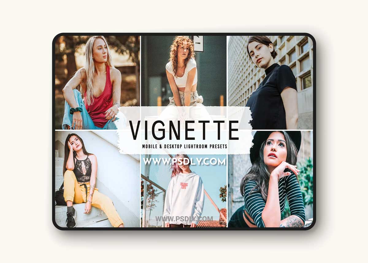 CreativeMarket - Vignette Pro Lightroom Presets 6840630