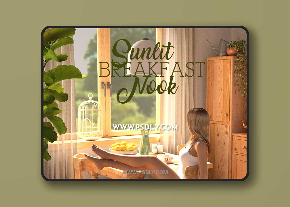 Description Sunlit Breakfast Nook