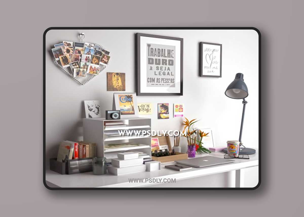 Desk Decor 01 3D Model