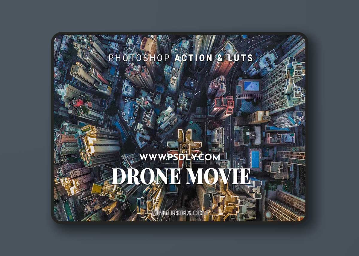 Drone Movie Photoshop Action & LUTs