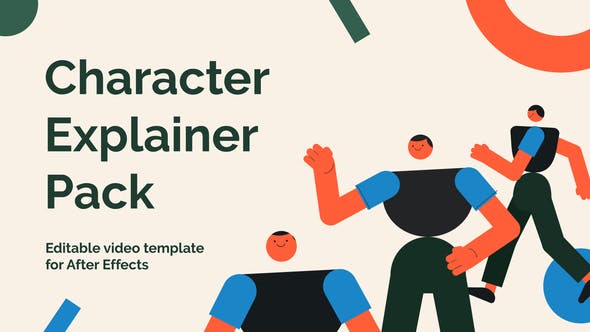 Videohive Explainer 2D Character Animation Pack 35544084