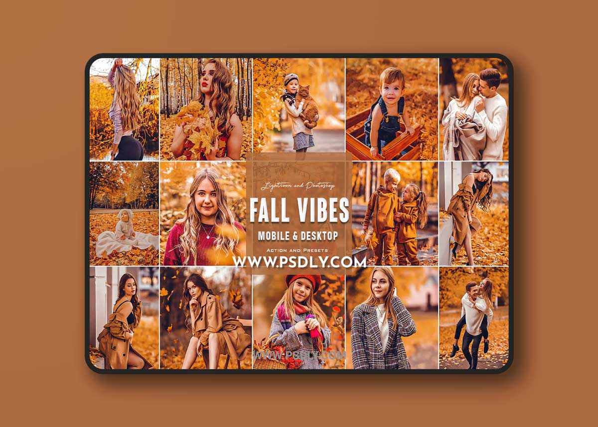 Fall Vibes - Photoshop Actions & Lightroom Presets