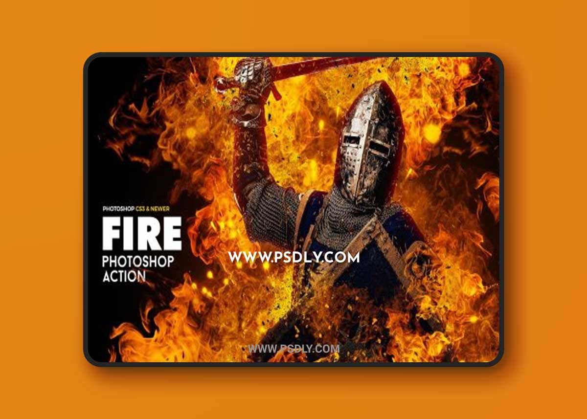 Fire Effect Photoshop Action