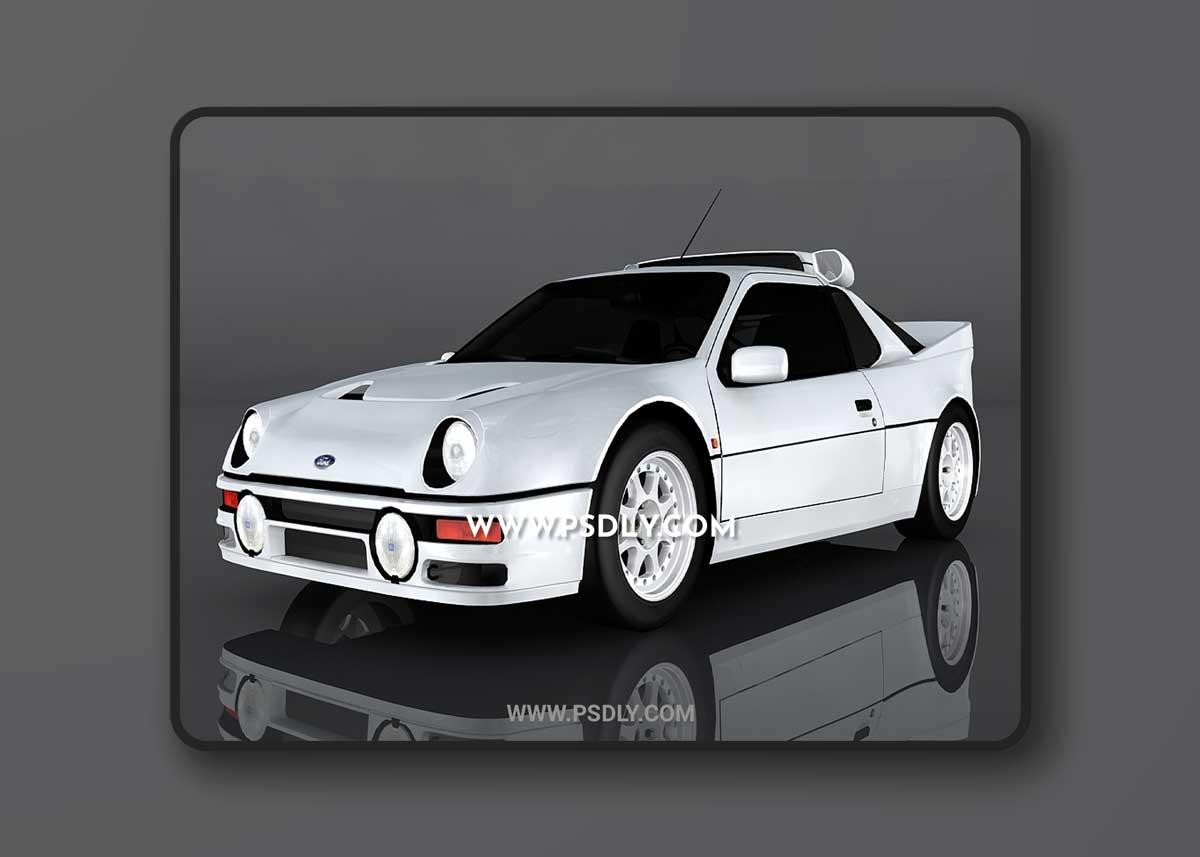 Ford RS200 3D Model o92961