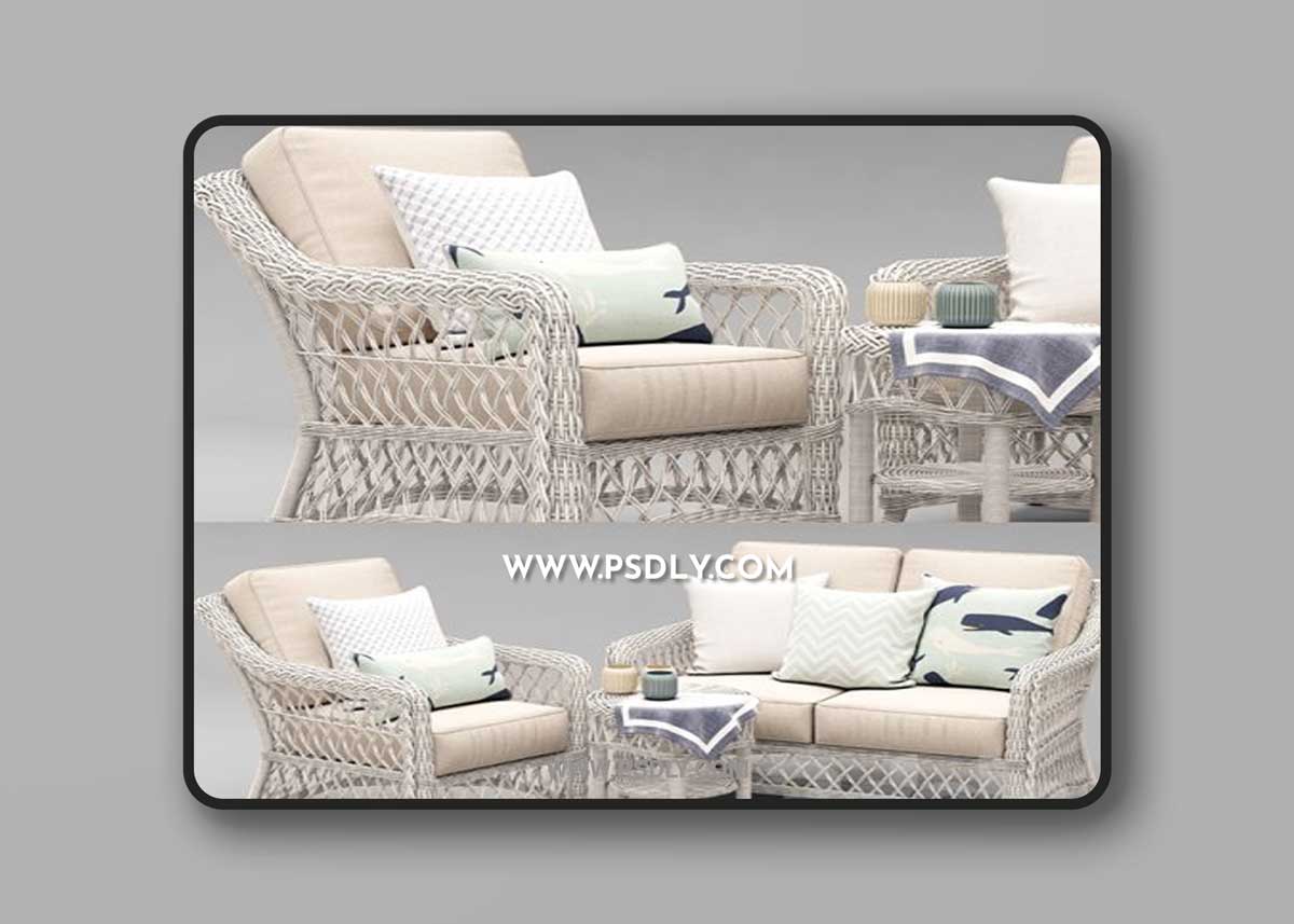 HAMPTON SEATING IN IVORY FINISH