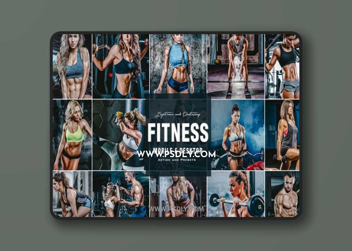 HDR Fitness - Photoshop Actions Lightroom Presets