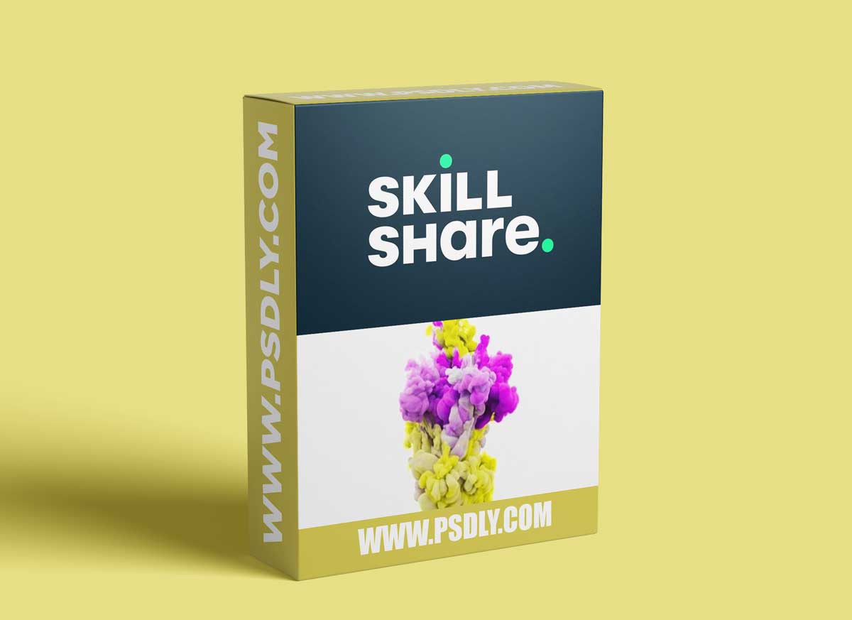 Ink drop in water effect