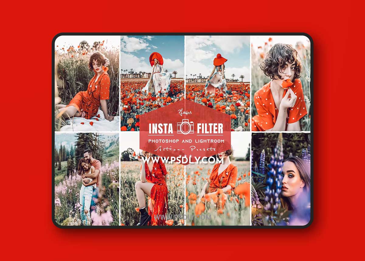 Insta Filter Cinematic Photoshop Lightroom Presets
