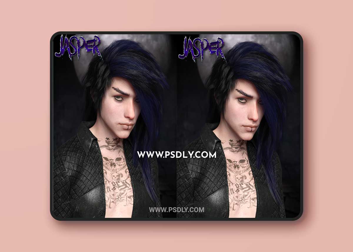 Jasper for Genesis 8 Male 3D Model