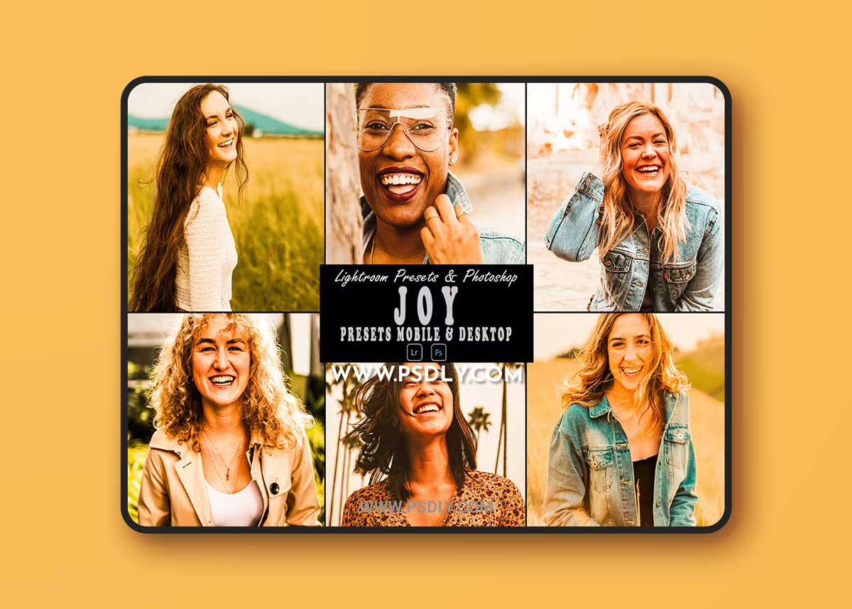 Joy Tone Photoshop Action & Lightrom Presets