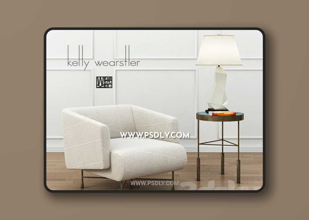 KELLY WEARSTLER BIJOUX LOUNGE CHAIR