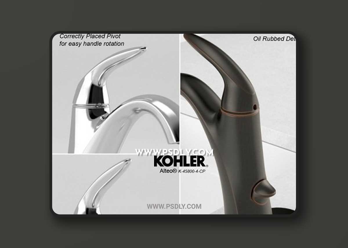 KOHLER Alteo Single-Handle 3D Models