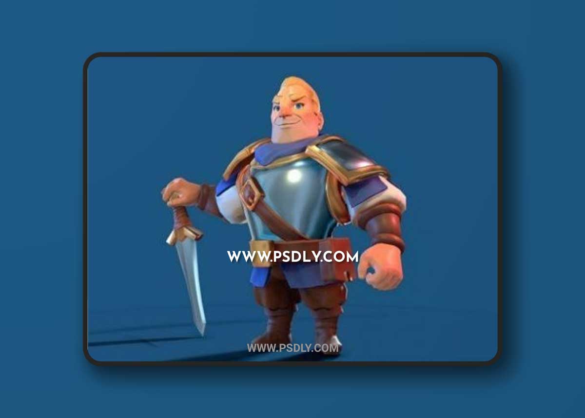 Knight Clash Character 3D Model