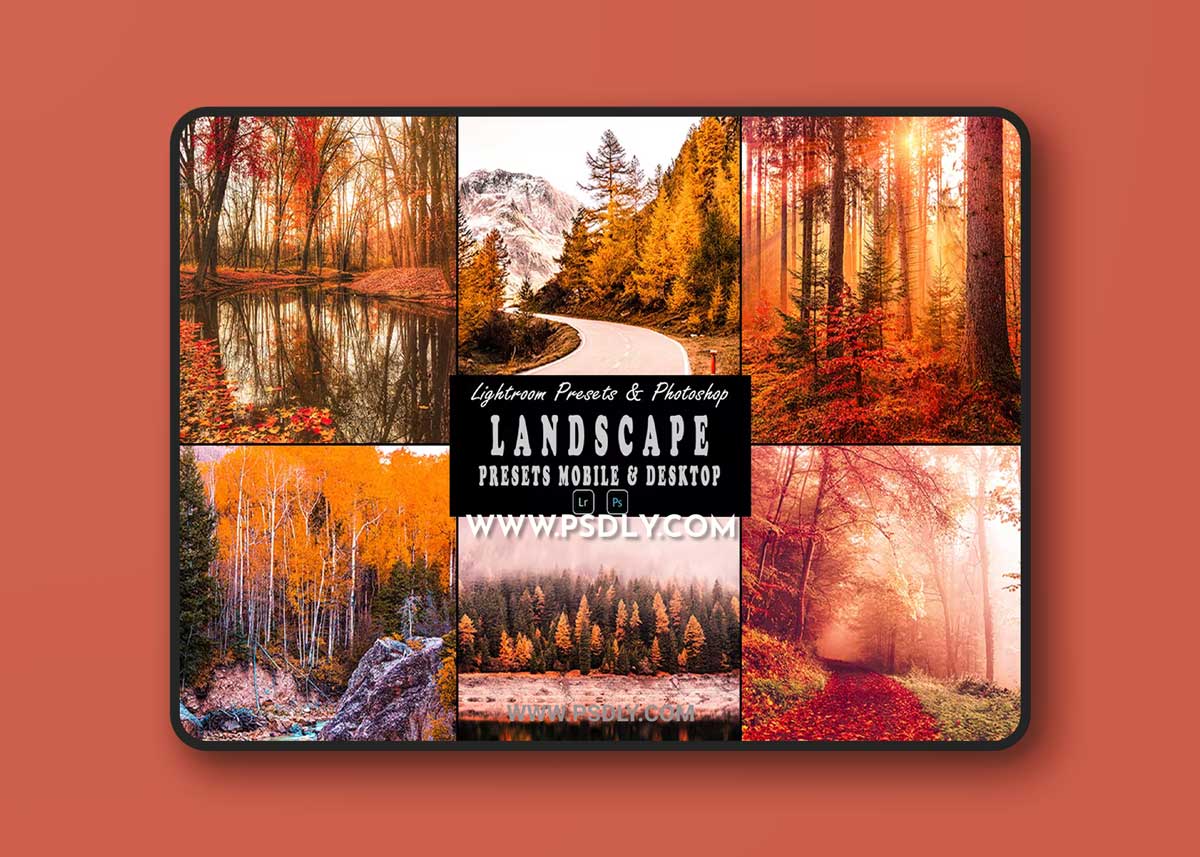 Landscape Tone Photoshop Action & Lightrom Presets