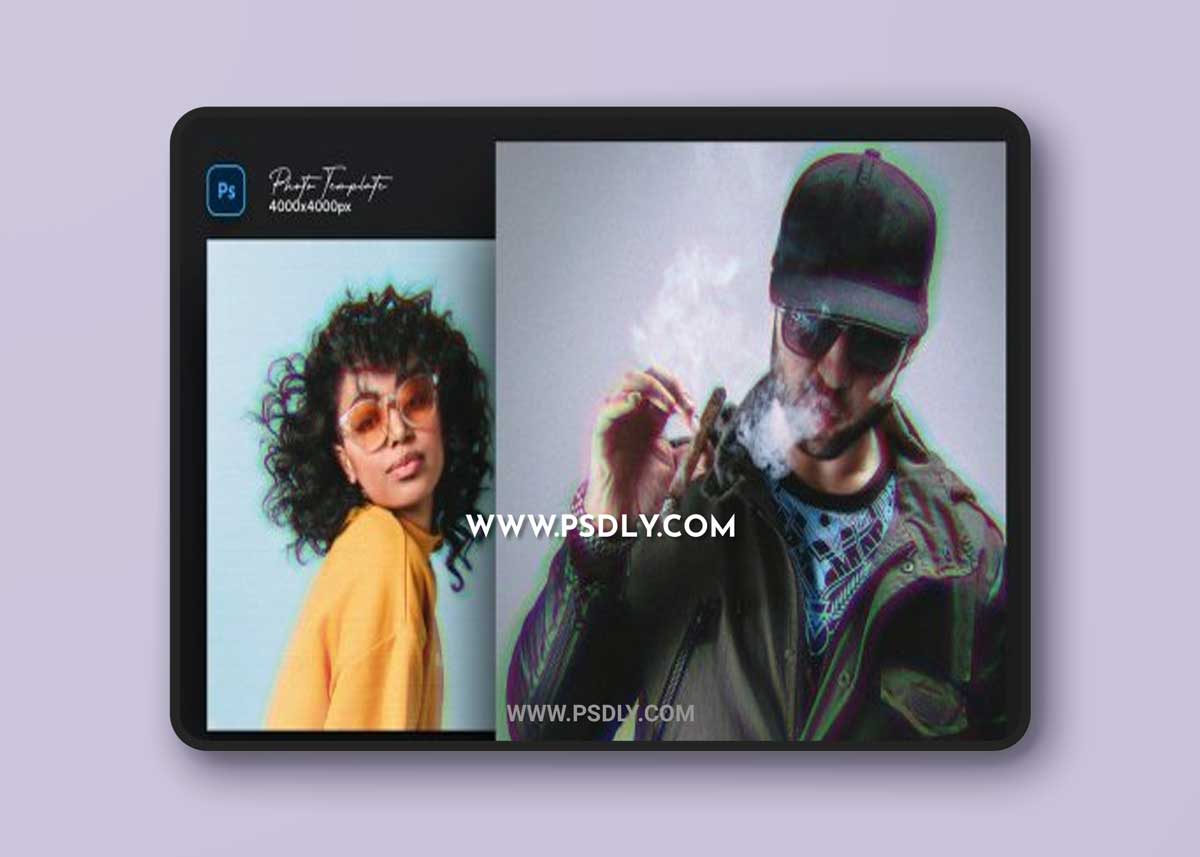 Lens Distortion Effect for square flyer