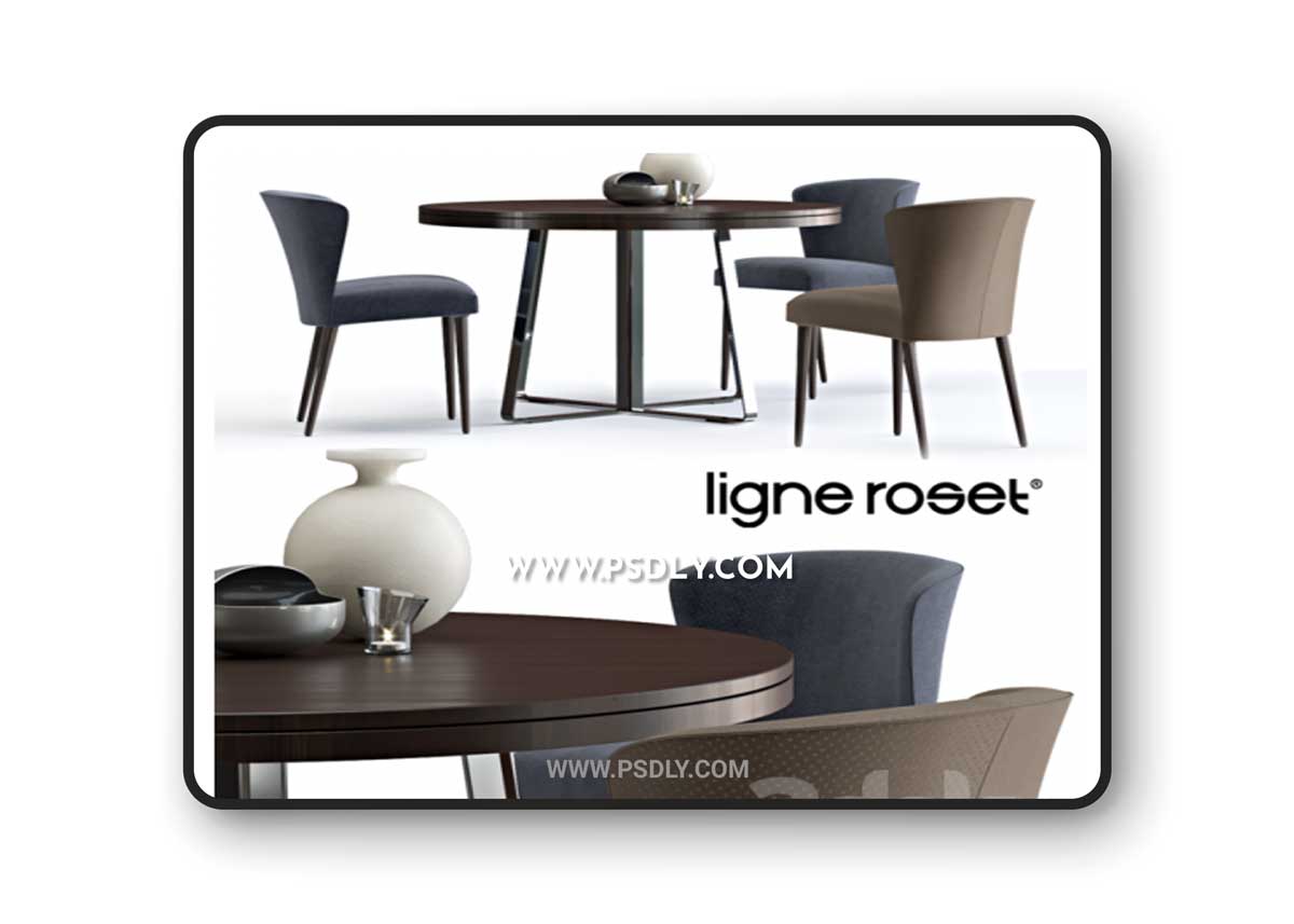 Ligne Roset CIRCO / CIRCA and AVA 3D Model