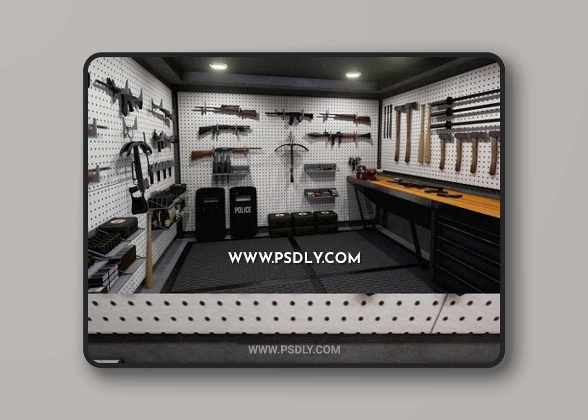 Lowpoly Weapons Kit 4.26 Unreal Engine