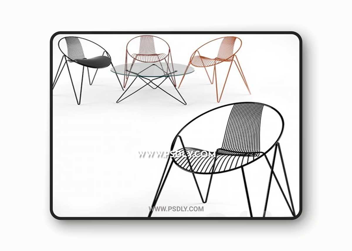 MADAME chair and table by roche bobois