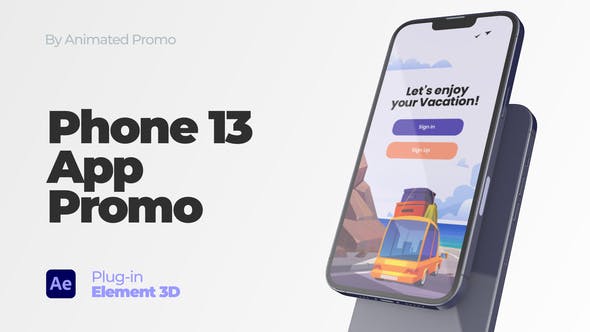 Videohive Phone App Promo - Phone 13 Mockup 35612355