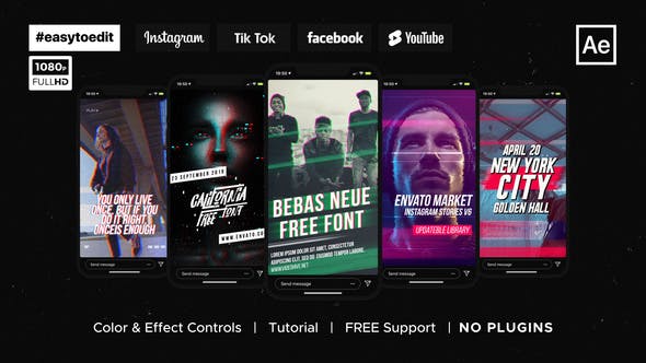 Videohive Instagram Stories | Glitch 02 35797970