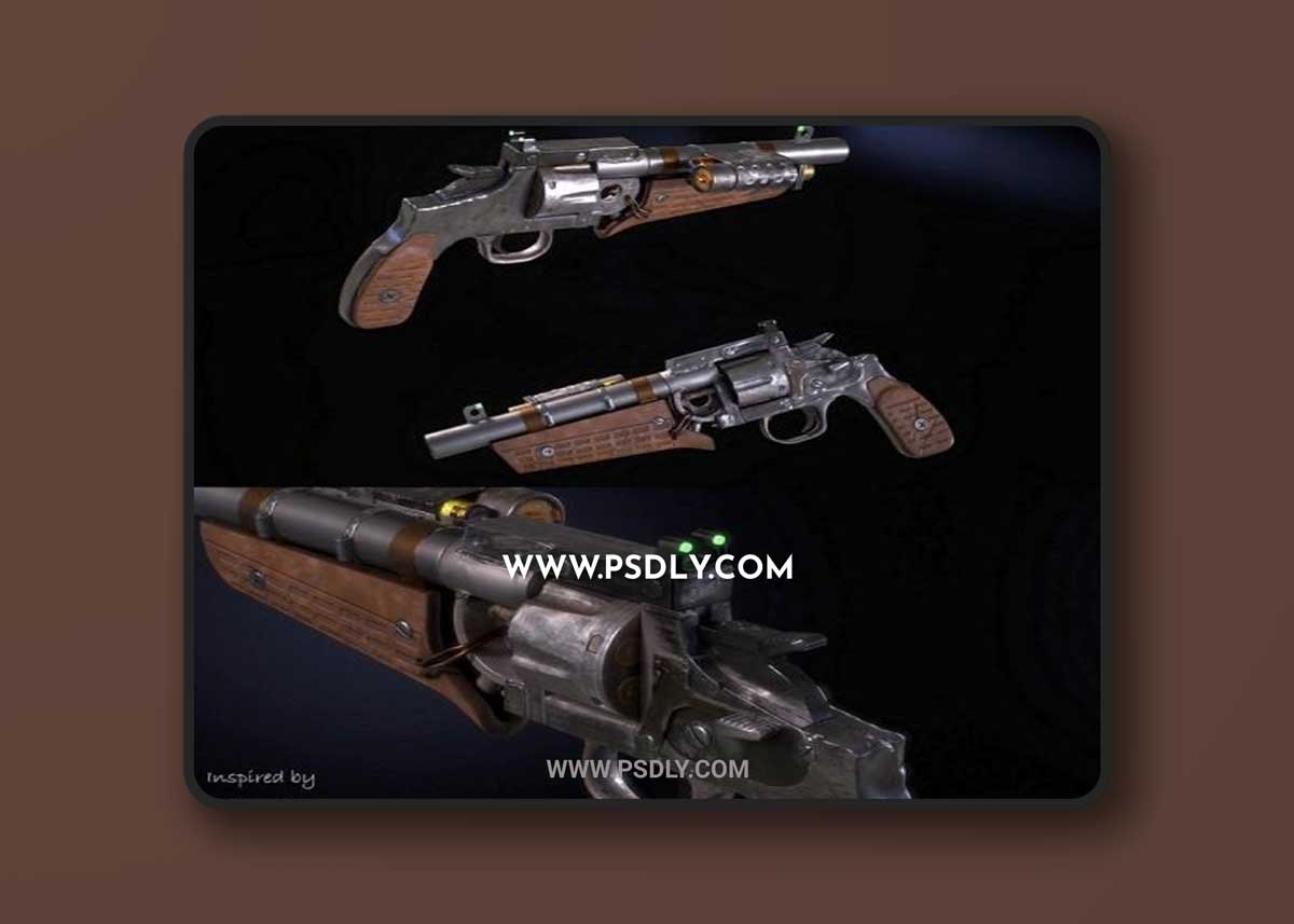 Revolver 3D Model