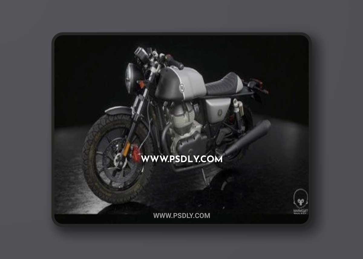 Royal Enfield Continental GT 650 3D Model