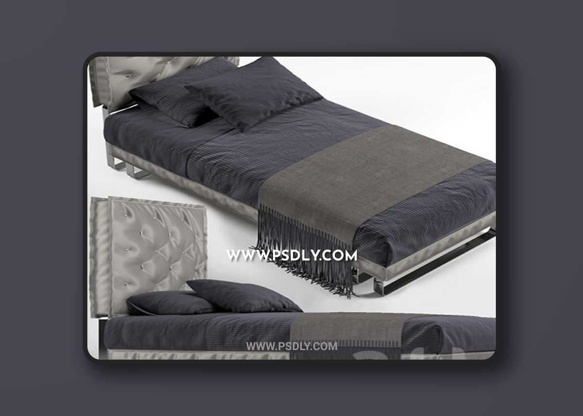 SINGLE BED 07 3D Models