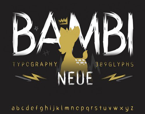 Bambi Neue Fonts