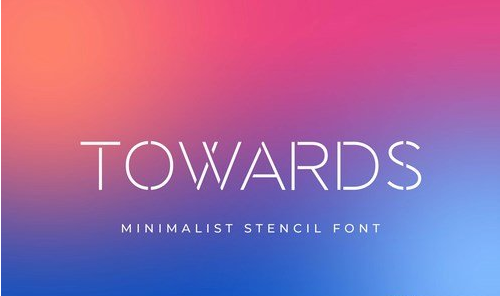 Towards - Minimalis Stencil