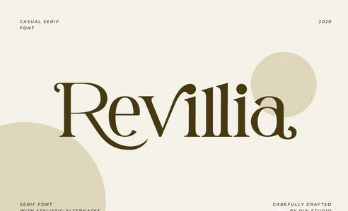 Revillia-Casual Serif Font