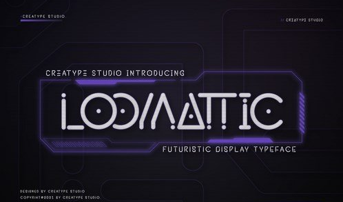 Loomattic Futuristic Business Font