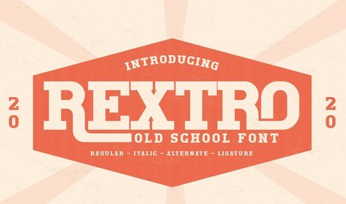 Rextro Old School Font