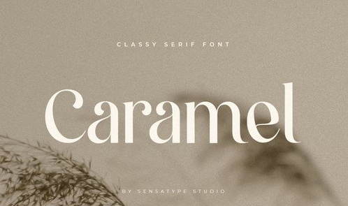Caramel - Classy serif Font