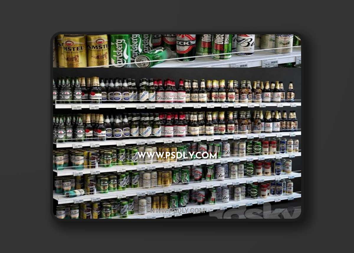 Showcase 012. Alcohol 3D Model