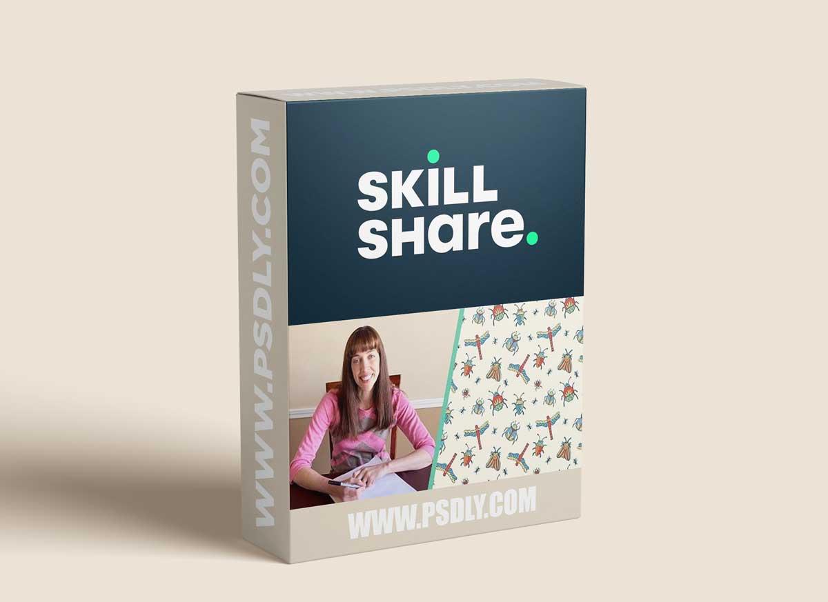 Sketch Book to Surface Pattern Graphic Design: Vectorize & Make a Pattern with Adobe Illustrator