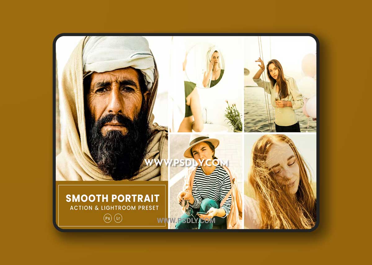 Smooth Portrait Action & Lightrom Presets