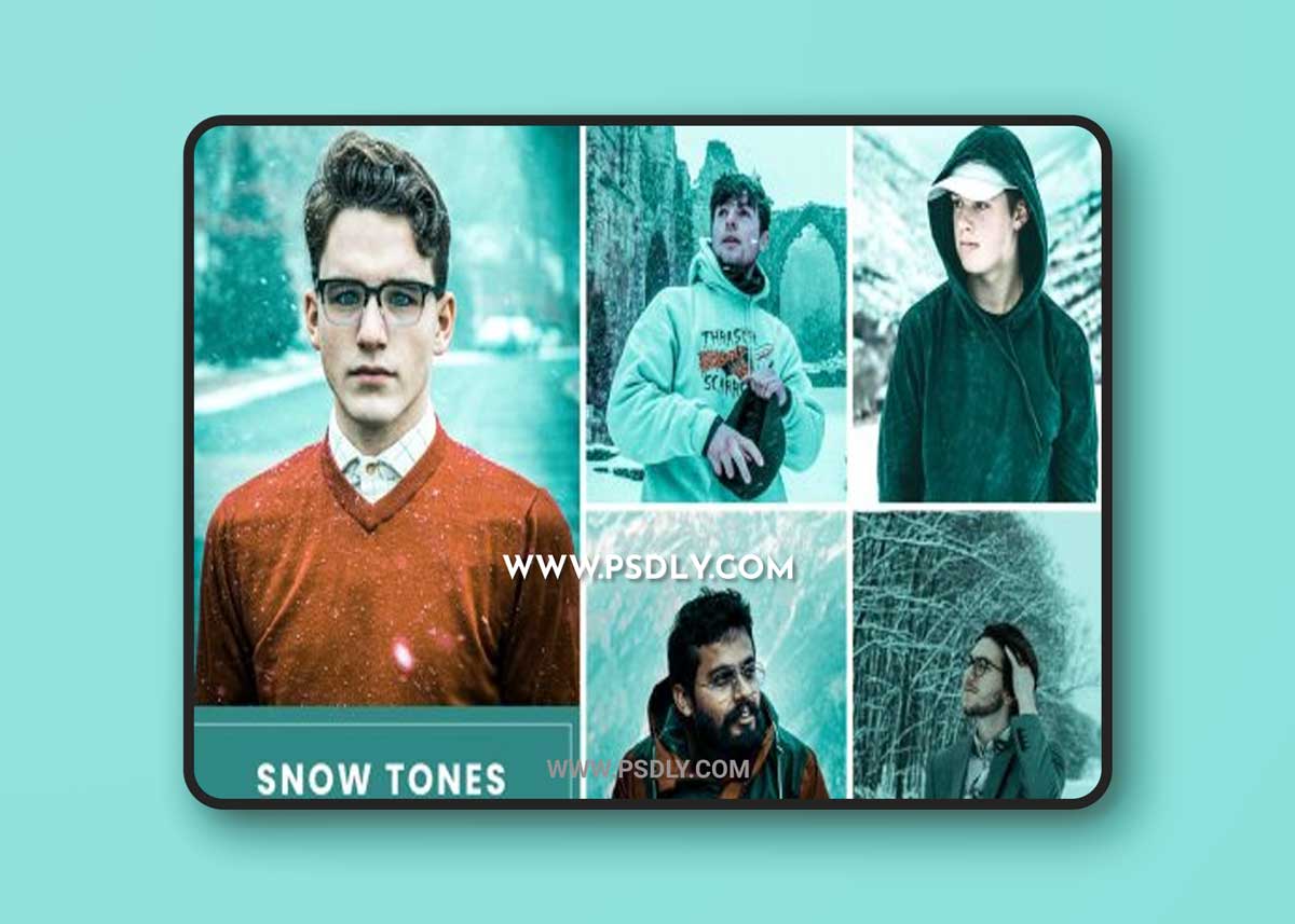 Snow Tones Action & Lightrom Presets