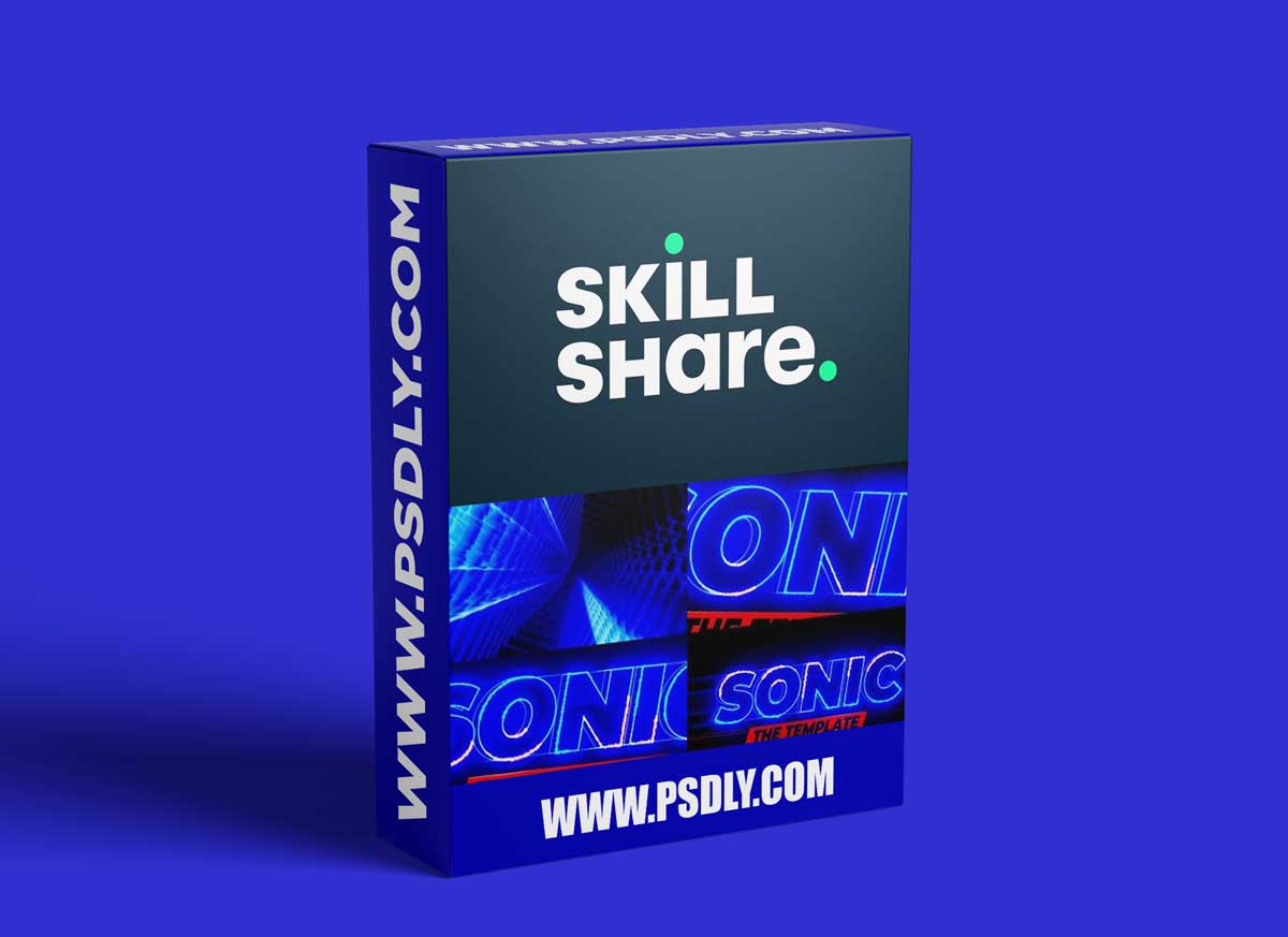 Sonic Text Logo Animation for Beginners using Adobe After Effects