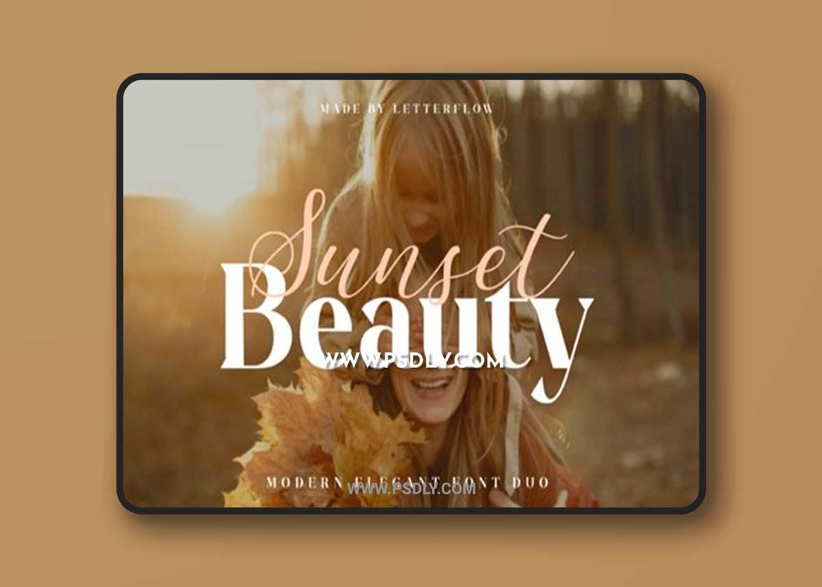 Sunset Beauty Font